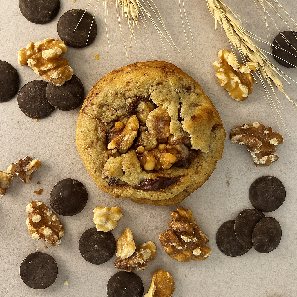 Cookie chocolat noir noix