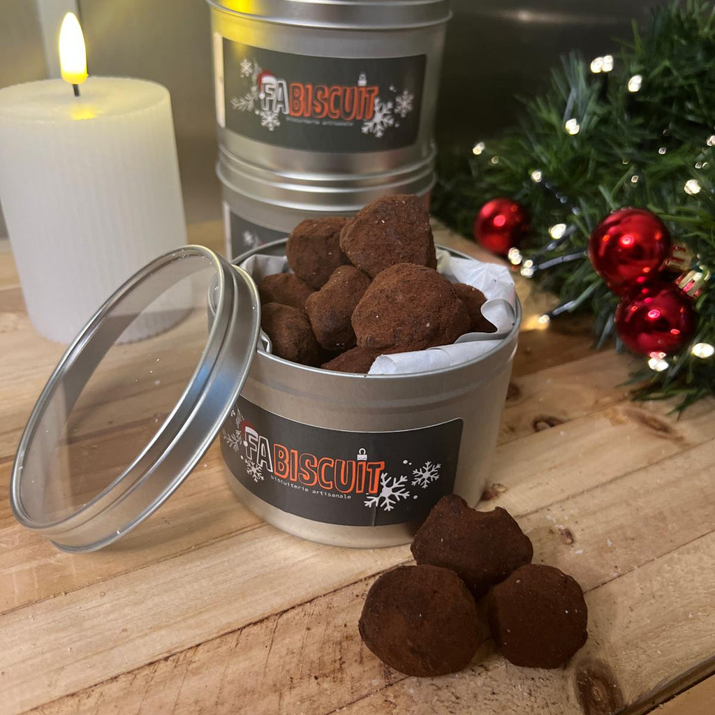 Ballotin truffes chocolat noir / cacao