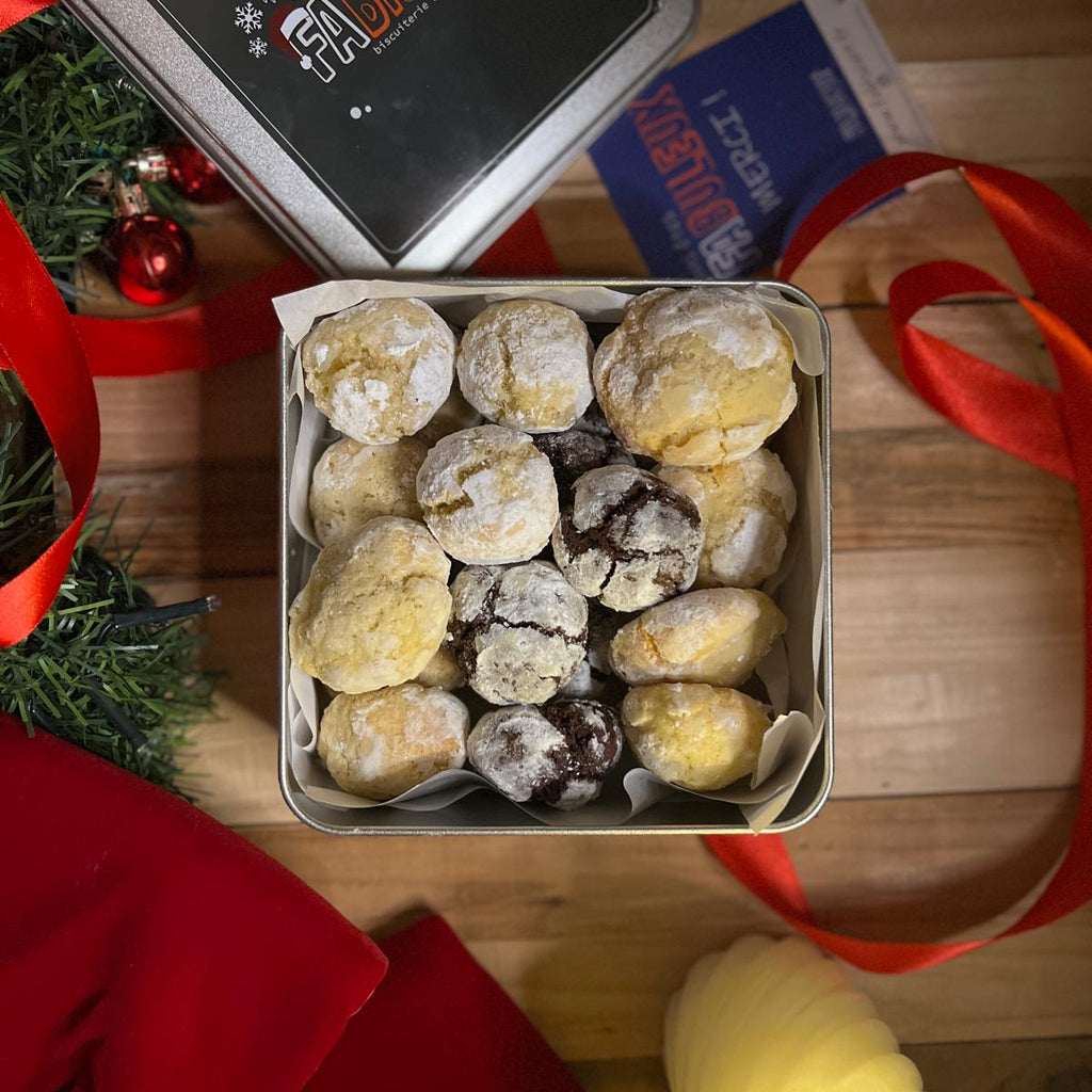 Coffret 100% craquelés  – Orange, Citron, Chocolat & Coco