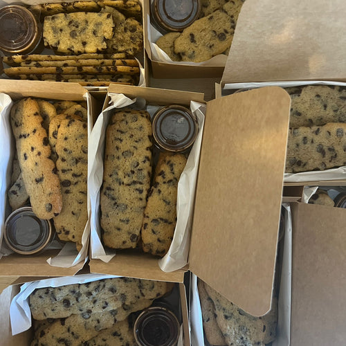 Box cookies sticks